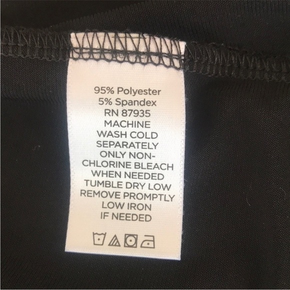 Susan Graver Black A‎ Line Dress - Picture 5 of 7